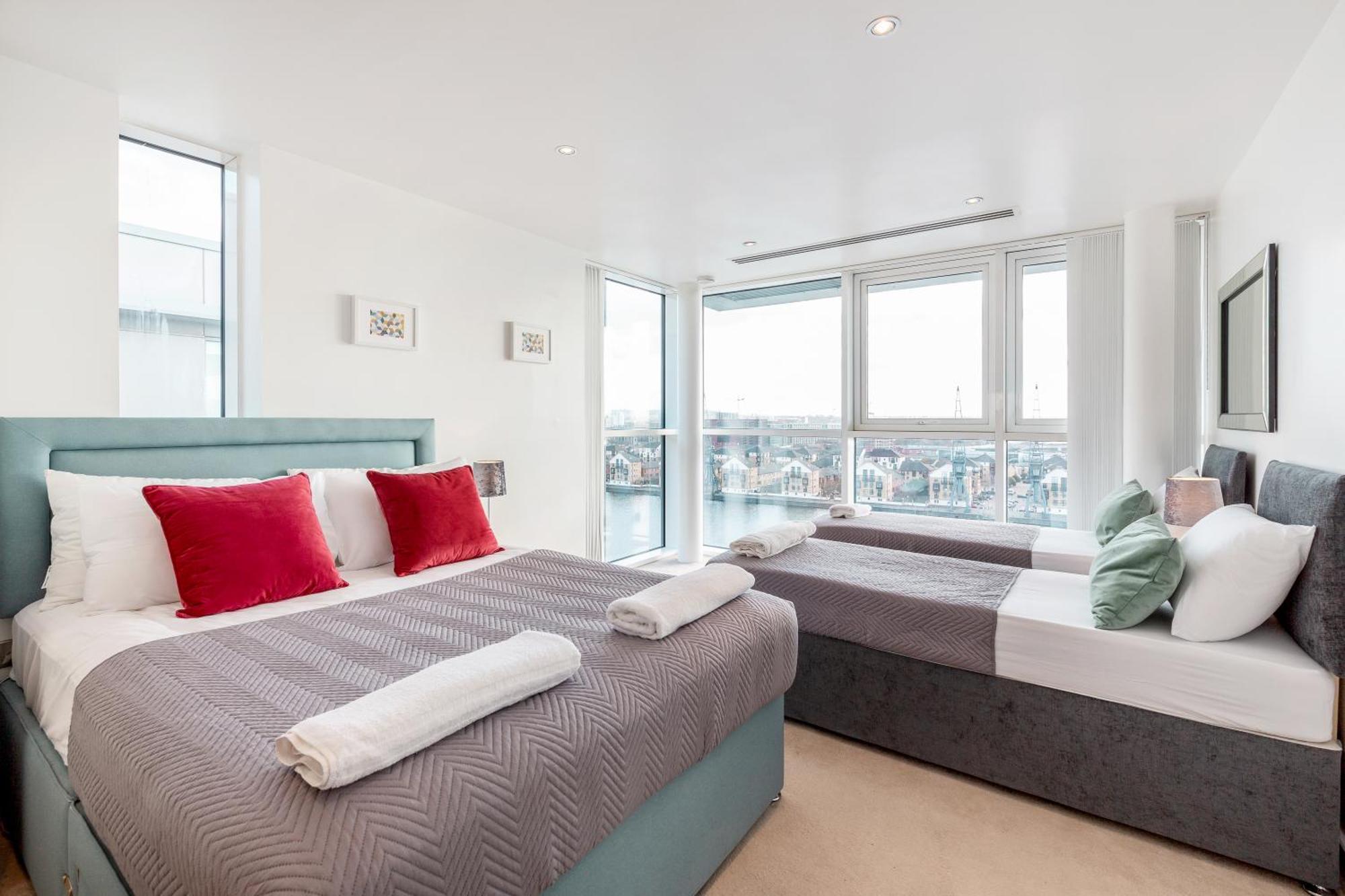 Excel Dock Apartments Londra Dış mekan fotoğraf